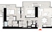 Emaar The St Regis Residences 2 Beds Layout