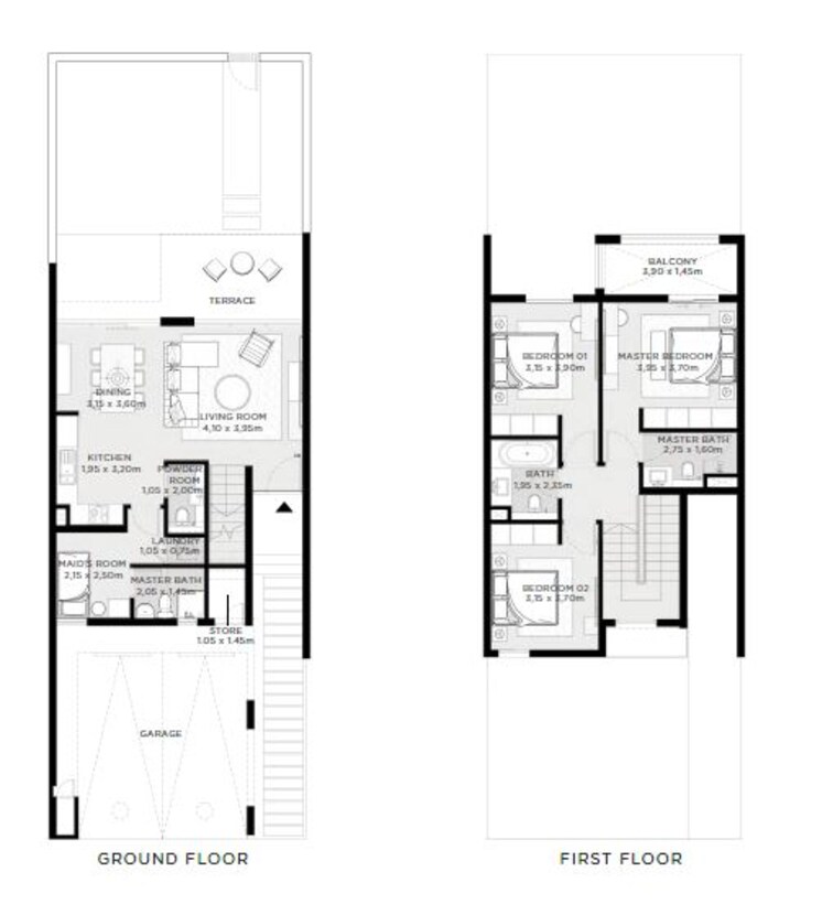 emaar the valley townhouse 3bhk 2028sqft61