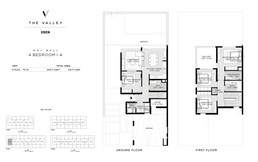 4 Beds 2311 Sq. Ft. Villa in Emaar The Valley