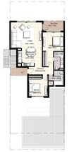 Emaar Urbana 3 2 Beds Layout