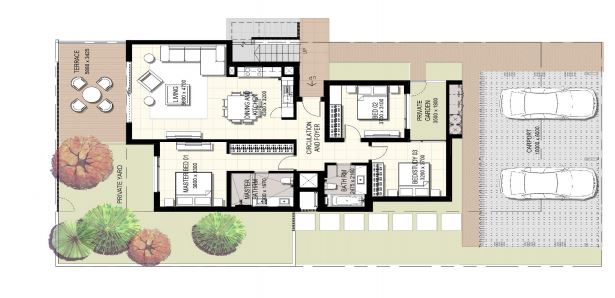 Emaar Urbana 3 3 Beds Layout