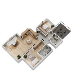 2 Beds 1214 Sq. Ft. Townhouse in Emaar Urbana