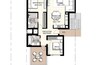 Emaar Urbana 2 Beds Layout
