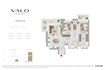 Emaar Valo 2 Beds Layout