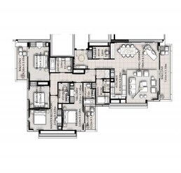 4 Beds 2334 Sq. Ft. Apartment in Emaar Vida Residences
