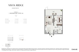 1 Bed 961 Sq. Ft. Apartment in Emaar Vista Ridge