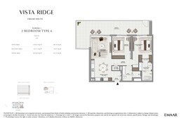 2 Beds 1676 Sq. Ft. Apartment in Emaar Vista Ridge