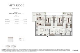 2 Beds 1751 Sq. Ft. Apartment in Emaar Vista Ridge