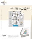 Empire Estate Apartments 2 Beds Layout