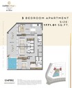 Empire Estate Apartments 3 Beds Layout