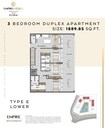 Empire Estate Apartments 3 Beds Layout