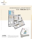 Empire Estates Arjan 2 Beds Layout