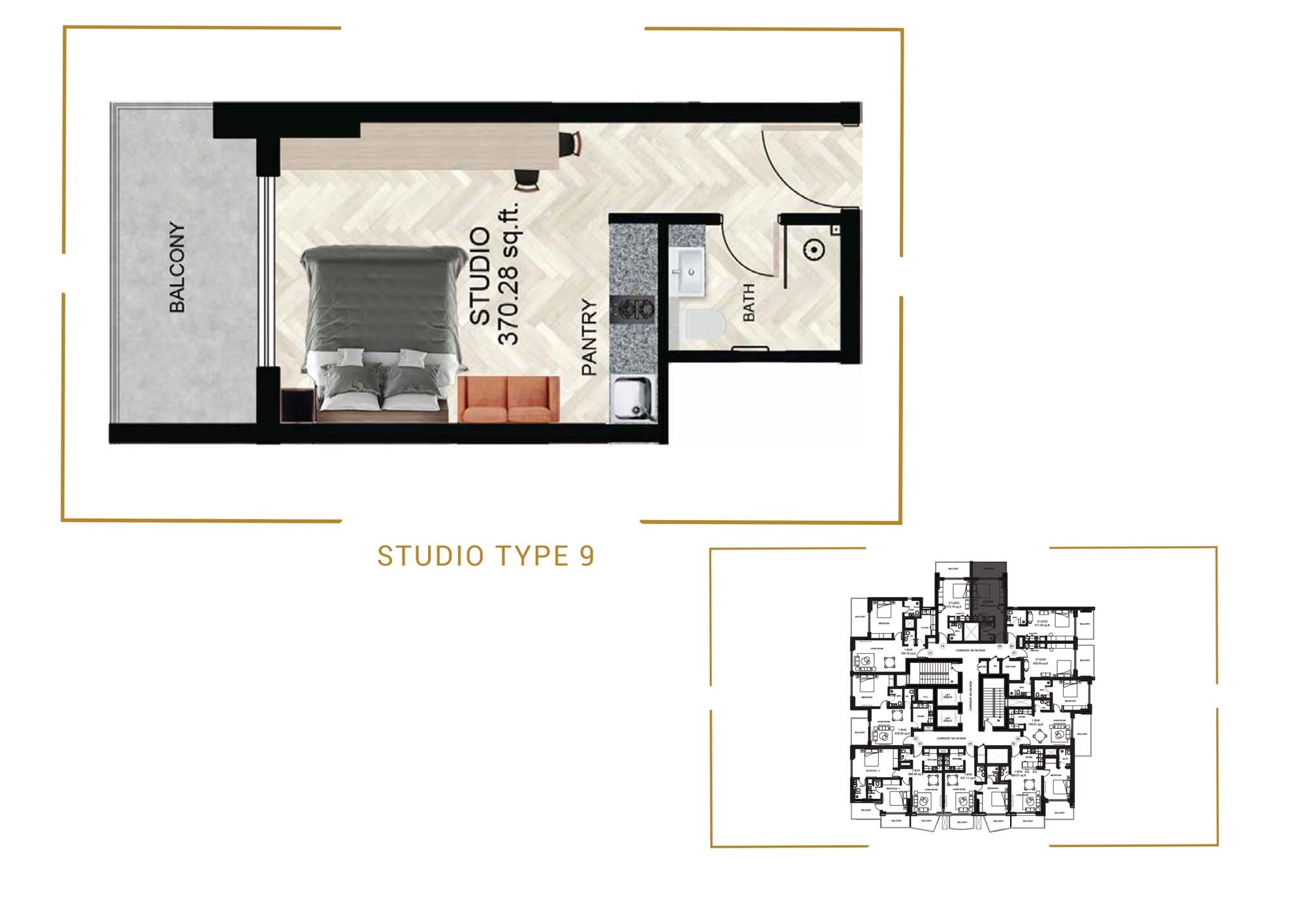 Empire Residence Studio Layout