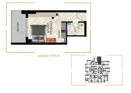 370 Sq. Ft. Studio in Empire Residence