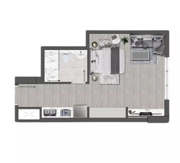 365 Sq. Ft. Studio in EMS Brand Centro
