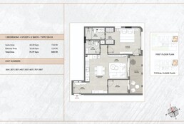 1 Bed 848 Sq. Ft. Apartment in Enso Amber
