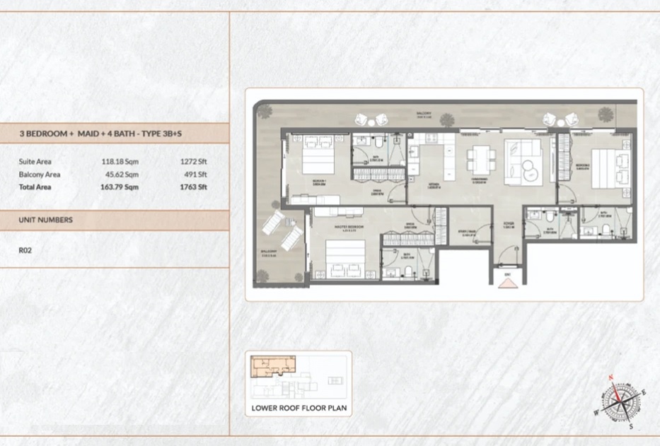 3 Beds 1763 Sq. Ft. Apartment in Enso Amber