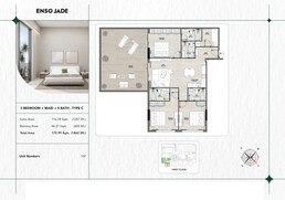 3 Beds 1862 Sq. Ft. Apartment in Enso Jade