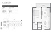 BNH Equiti Gates 1 Bed Layout