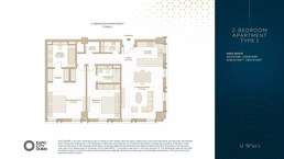 2 Beds 1384 Sq. Ft. Apartment in Expo Al Waha Residences