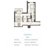 Expo Sky Residences 1 Bed Layout