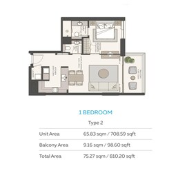 1 Bed 810 Sq. Ft. Apartment in Expo Sky Residences