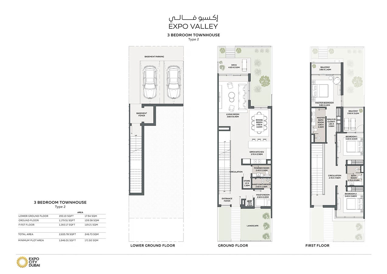 3 Beds 2655 Sq. Ft. Townhouse in Expo Valley