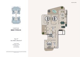 3 Beds 1808 Sq. Ft. Apartment in Fakhruddin Treppan Serenique