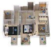 Farhad Azizi Residence 2 Beds Layout