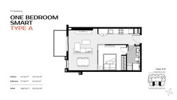1 Bed 568 Sq. Ft. Apartment in FH Residency