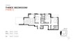 FH Residency 3 Beds Layout