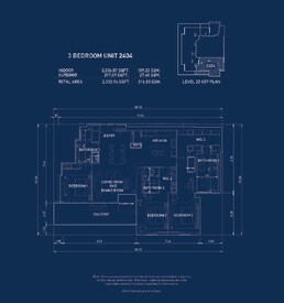 3 Beds 2334 Sq. Ft. Apartment in Five Luxe