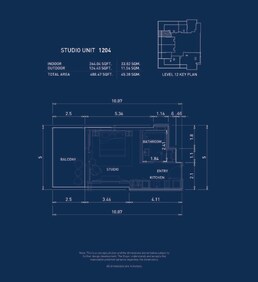 488 Sq. Ft. Studio in Five Luxe