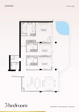 3 Beds 3215 Sq. Ft. Apartment in Five Sensoria