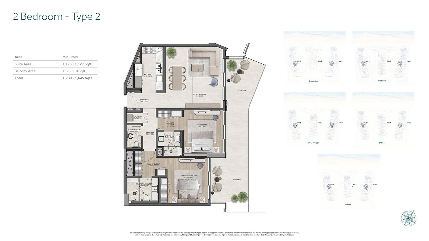 2 Beds 1645 Sq. Ft. Apartment in Flora Isle