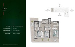 2 Beds 1751 Sq. Ft. Apartment in Fortimo Golf Residences