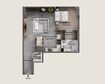 Galaxy Jardin Astral 1 Bed Layout