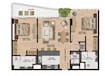 Gemini Splendor Apartments and Townhouses 3 Beds Layout
