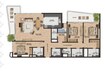 Gemini Splendor Apartments and Townhouses 3 Beds Layout