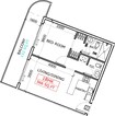 GFS Conventry Casa 1 Bed Layout