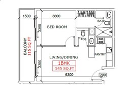 1 Bed 660 Sq. Ft. Apartment in GFS Coventry Curves