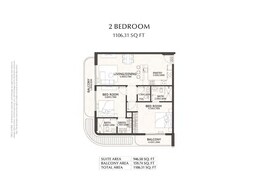 2 Beds 1106 Sq. Ft. Apartment in GFS Coventry Gardens