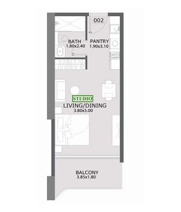 431 Sq. Ft. Studio in GFS Coventry Gardens Phase 2