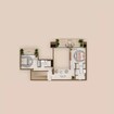 GFS Coventry Living 2 Beds Layout