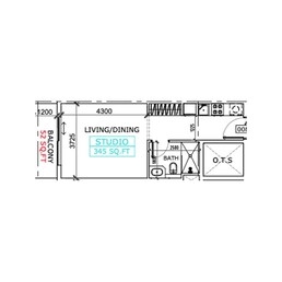 397 Sq. Ft. Studio in GFS Coventry Place