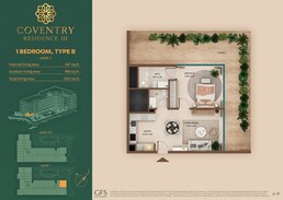 1 Bed 1056 Sq. Ft. Apartment in GFS Coventry Residences III