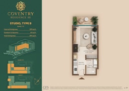 394 Sq. Ft. Studio in GFS Coventry Residences III