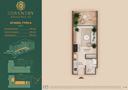 429 Sq. Ft. Studio in GFS Coventry Residences III