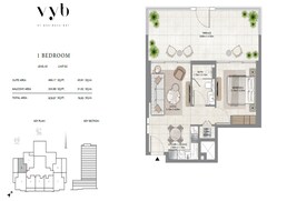 1 Bed 828 Sq. Ft. Apartment in Ginco VYB