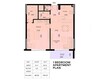 Green Joya Blanca Residences 1 Bed Layout